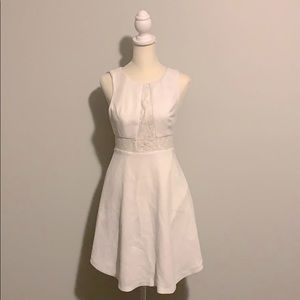 BCBG white lace dress